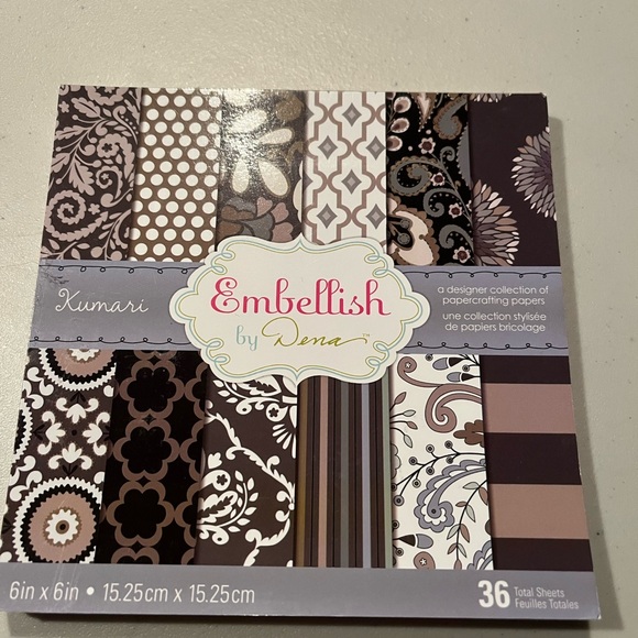 Embellish Designer Paper Collection 33 sheets counted in book - Picture 1 of 4